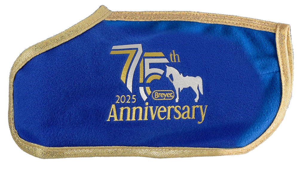 BREYER HORSES TRADITIONAL #TR-10487 75th Anniversary Blue Blanket NEW!