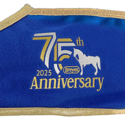 BREYER HORSES TRADITIONAL #TR-10487 75th Anniversary Blue Blanket NEW!