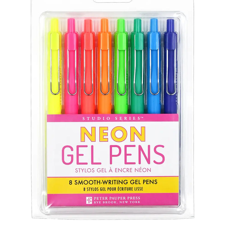 Peter Pauper Studio Series Neon Gel Pens - Brand New!