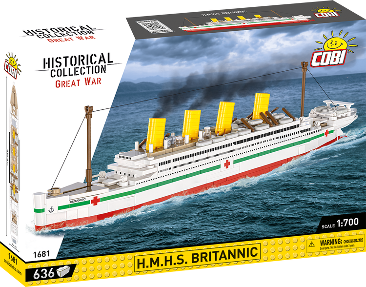 COBI TOYS #1681 H.M.H.S. Britannic - Brand New!