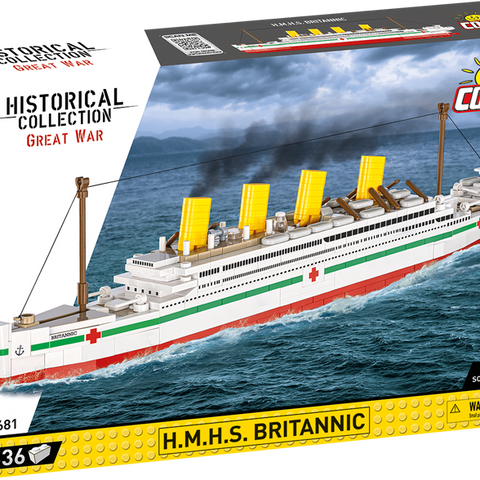 COBI TOYS #1681 H.M.H.S. Britannic - Brand New!