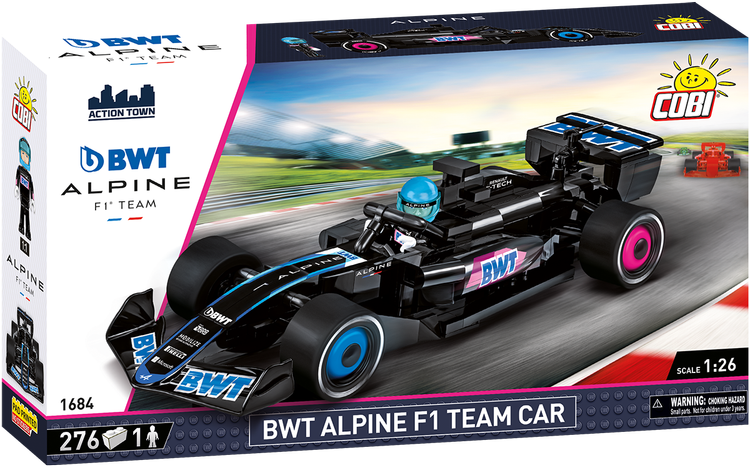 COBI #1684 BWT Alpine F1 Team Race Car - Brand New!