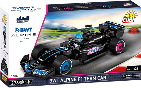 COBI #1684 BWT Alpine F1 Team Race Car - Brand New!