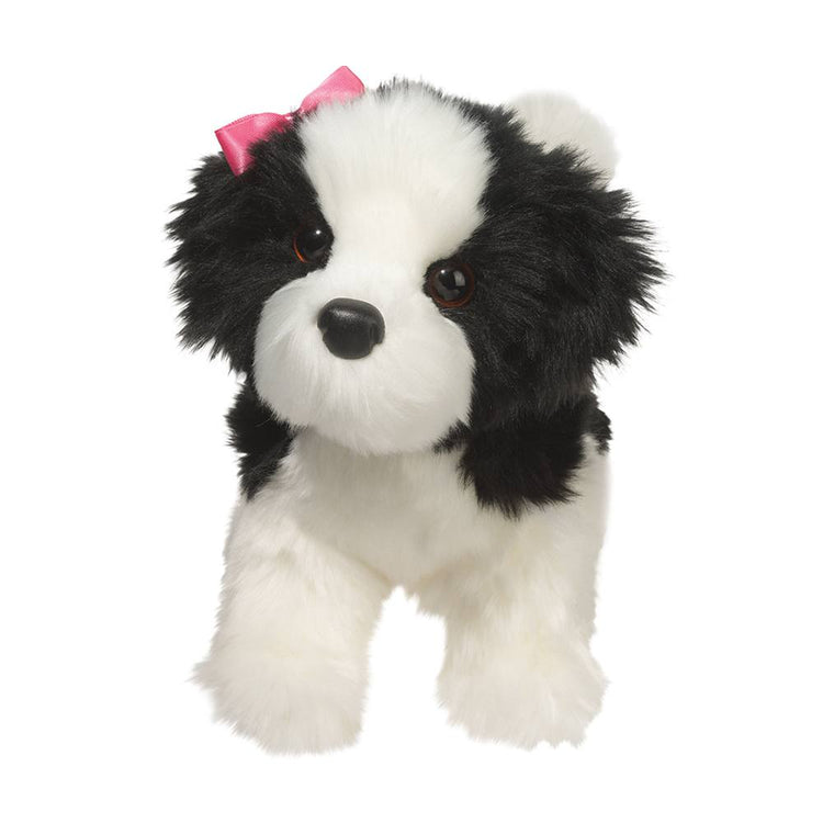 Douglas Toys Poofy Shih-Tzu Black & White - Brand New!