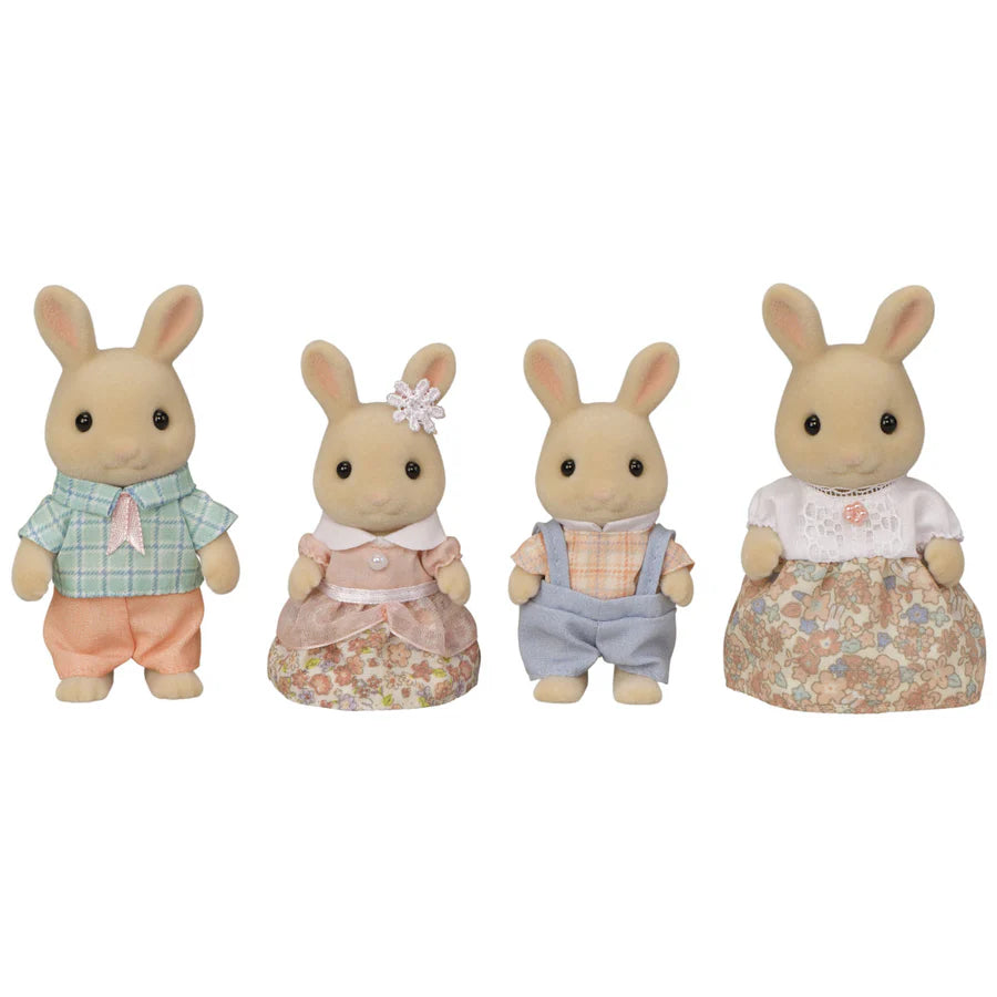 Calico Critters #CC2306 Milk Rabbit Family - Brand New!
