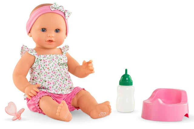 COROLLE DOLLS #130400 EMMA DRINK AND WET BATH BABY