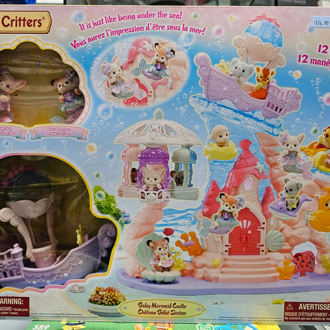 Calico Critters #CC2317 Baby Mermaid Castle - Brand New!