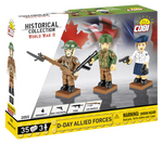 Cobi #2055 WWII D-Day Allied Forces Figure Set - Brand New!