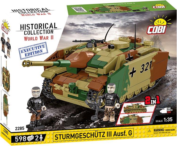 COBI TOYS #2285 EXECUTIVE EDITION Sturmgeschütz III Ausf. G Tank NEW!