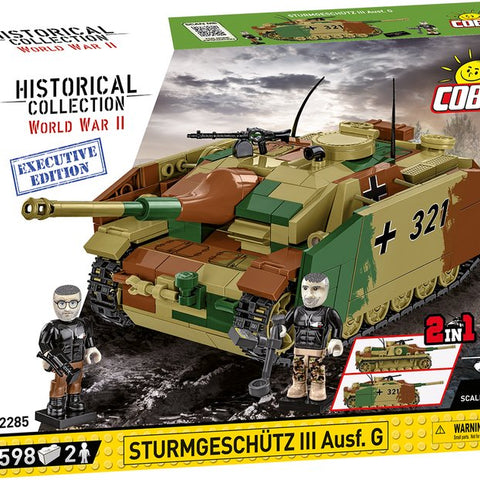 COBI TOYS #2285 EXECUTIVE EDITION Sturmgeschütz III Ausf. G Tank NEW!