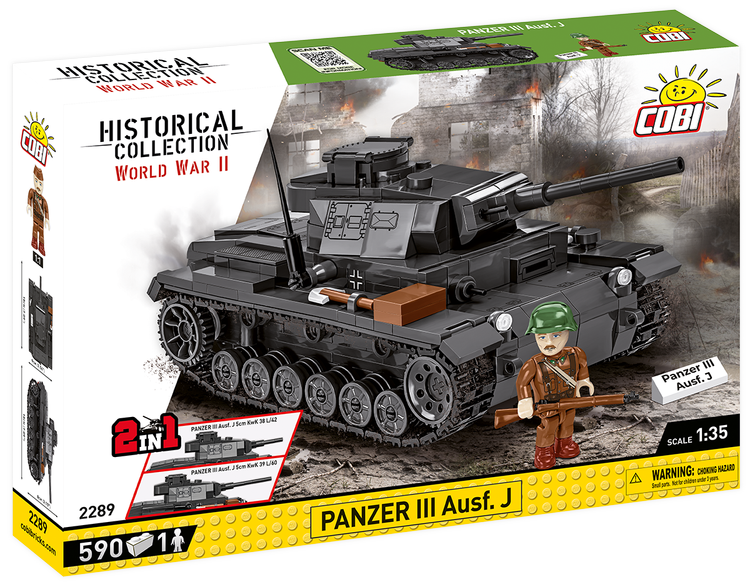 COBI TOYS #2289 COBI Panzer III Ausf. J Tank NEW!