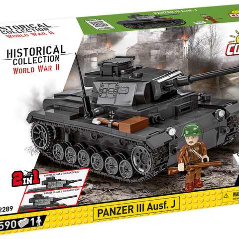 COBI TOYS #2289 COBI Panzer III Ausf. J Tank NEW!