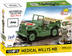 Cobi #2295 WWII Medical Willys Jeep MB - Brand New!