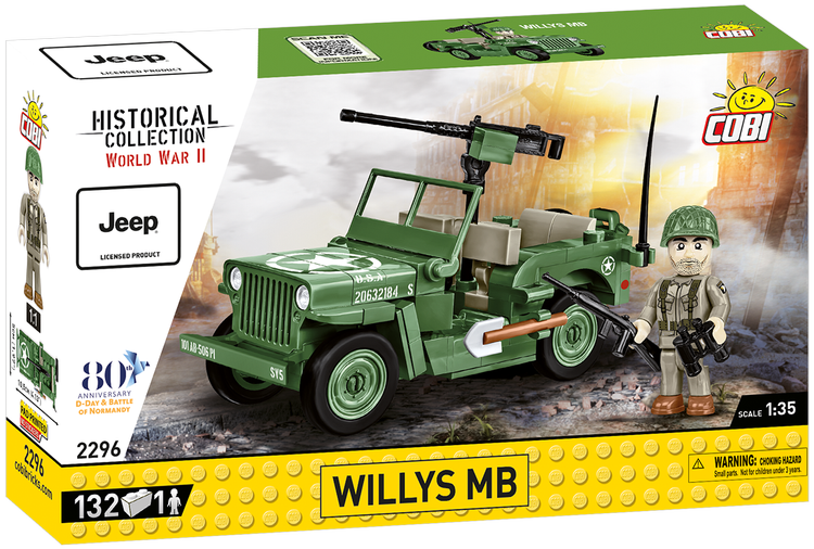 Cobi #2296 Jeep Willys MB Vehicle