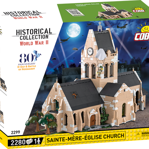 COBI TOYS #2299 Sainte-Mere-Eglise Church WWII NEW!