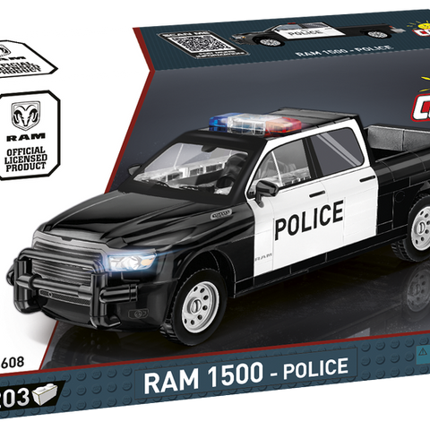 COBI #24608 DODGE Ram 1500 Police Truck - Brand New!