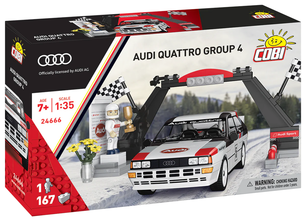 COBI #24666 Audi Quattro Group 4 Finish Line - Brand New!