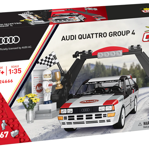 COBI #24666 Audi Quattro Group 4 Finish Line - Brand New!