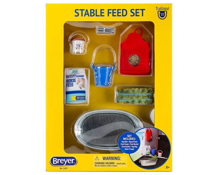 BREYER HORSES #2497 Traditional Stable Feed Set NEW!