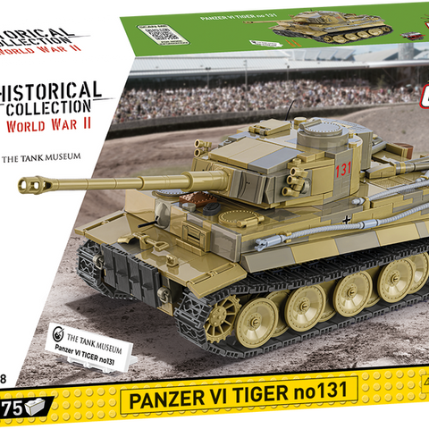 Cobi #2588 Tank Museum Panzer Tiger VI No. 131 Tank - Brand New!