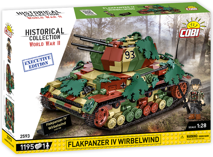 COBI #2593 EXECUTIVE EDITION FlakPanzer IV Wirbelwind - Brand New!