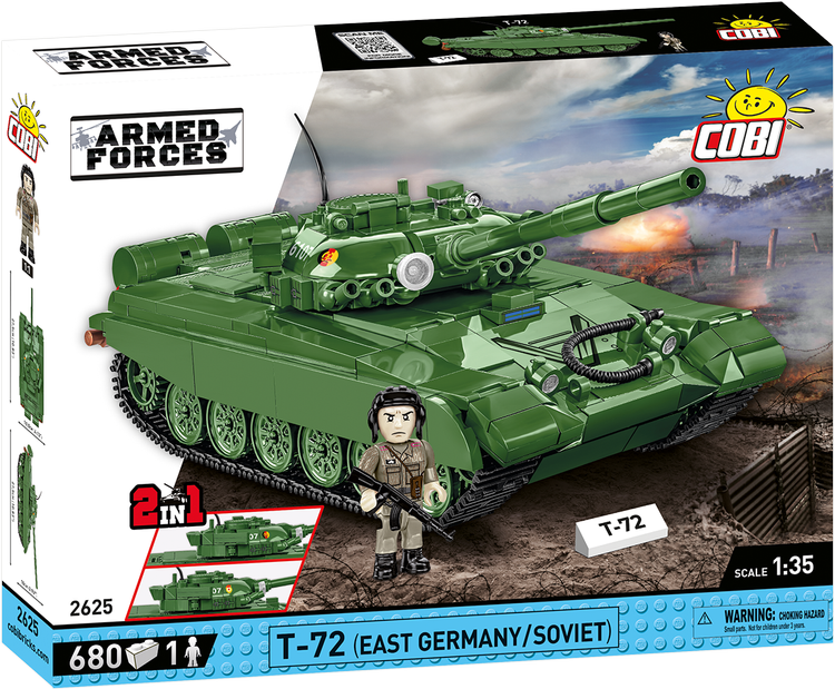 Cobi #2625 T-72 (East Germany/Soviet) Tank - Brand New!