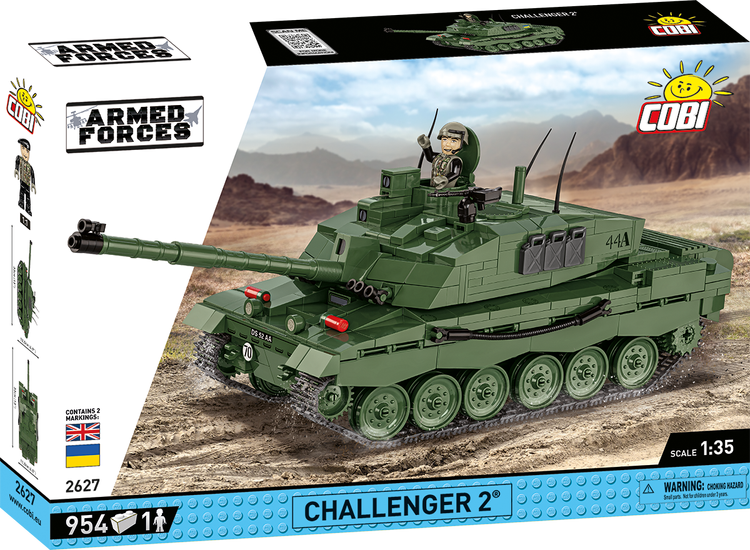 COBI #2627 Armed Forces Challenger 2 Tank - Brand New!