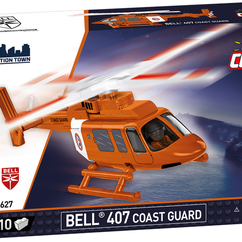 Cobi Toys #26627 Bell 407 Coast Guard Helicopter - Brand New!
