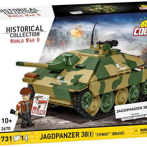 COBI #2670 JagdPanzer 38(t) Brave Tank Destroyer - Brand New!