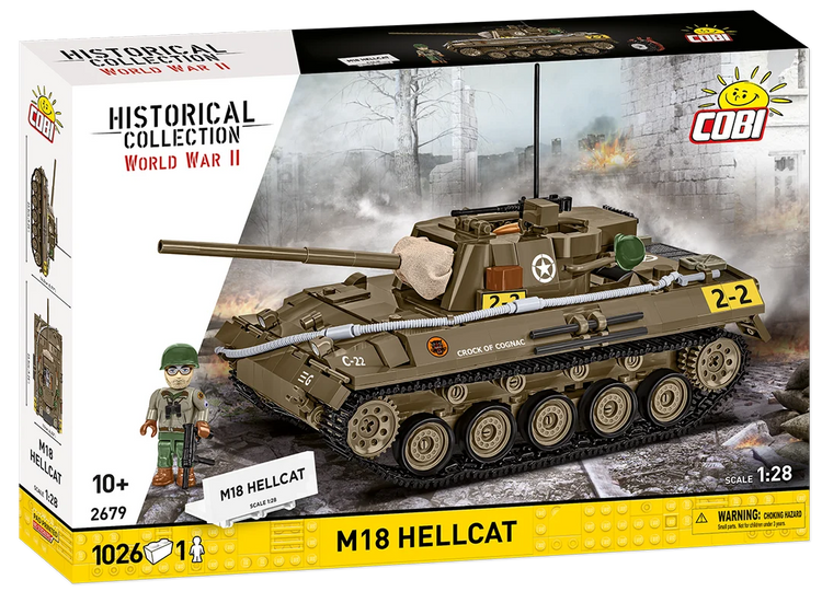 COBI Toys #2679 M18 Hellcat Tank Destroyer - Brand New!