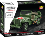 COBI #2806 JEEP Willys MB Medical Building Set NEW!