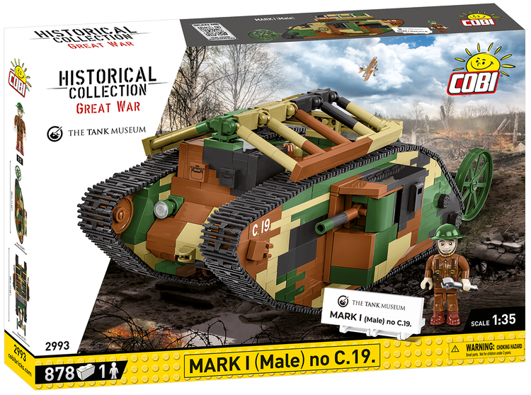 COBI TOYS #2993 COBI Mark I C19 Tank NEW!