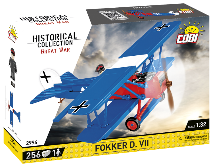 COBI TOYS #2994 Fokker D. VII Fighter - Brand New!