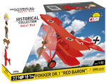 COBI TOYS #2996 Fokker DR. 1 "Red Barron" Fighter - Brand New!