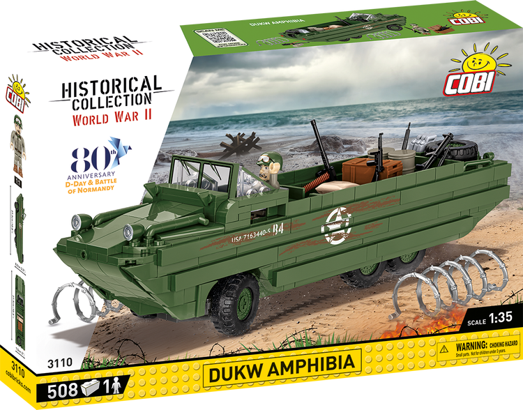 Cobi #3110 Dukw Amphibia Landing Vehicle - Brand New!