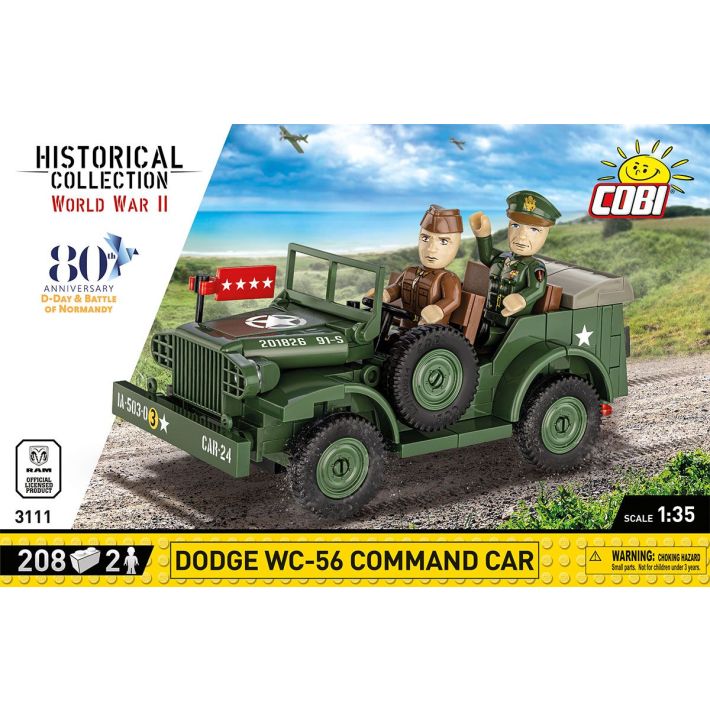 Cobi #3111 Dodge WC-56 Command Car - Brand New!