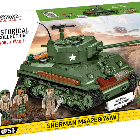 COBI TOYS #3118 Sherman M4A2E8(76)W Tank - Brand New!