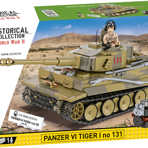 COBI TOYS #3123 PANZER VI Tiger I No. 131 Tank - Brand New!