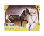 Breyer Freedom Series #10438 4-Ever Friends Gift Set Pink Perfection - Brand New!