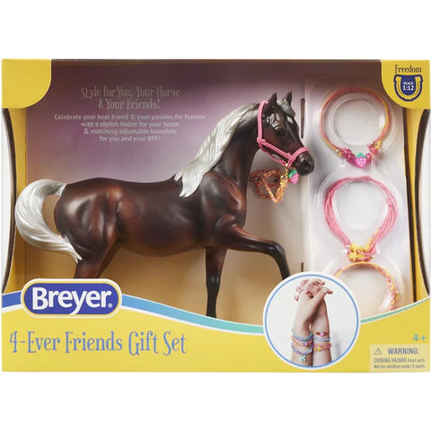 Breyer Freedom Series #10438 4-Ever Friends Gift Set Pink Perfection - Brand New!