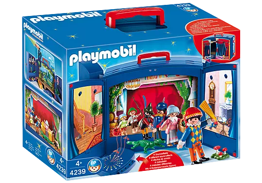 Playmobil #4239 My Take Along Puppet Theater - Brand New!