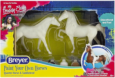 BREYER #4260 Paint Your Own Horse Quarter Horse & Saddlebred NEW!