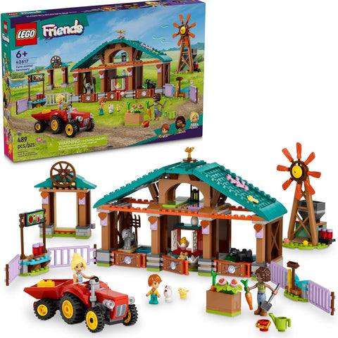 LEGO Friends #42617 Farm Animal Sanctuary and Tractor - Brand New!