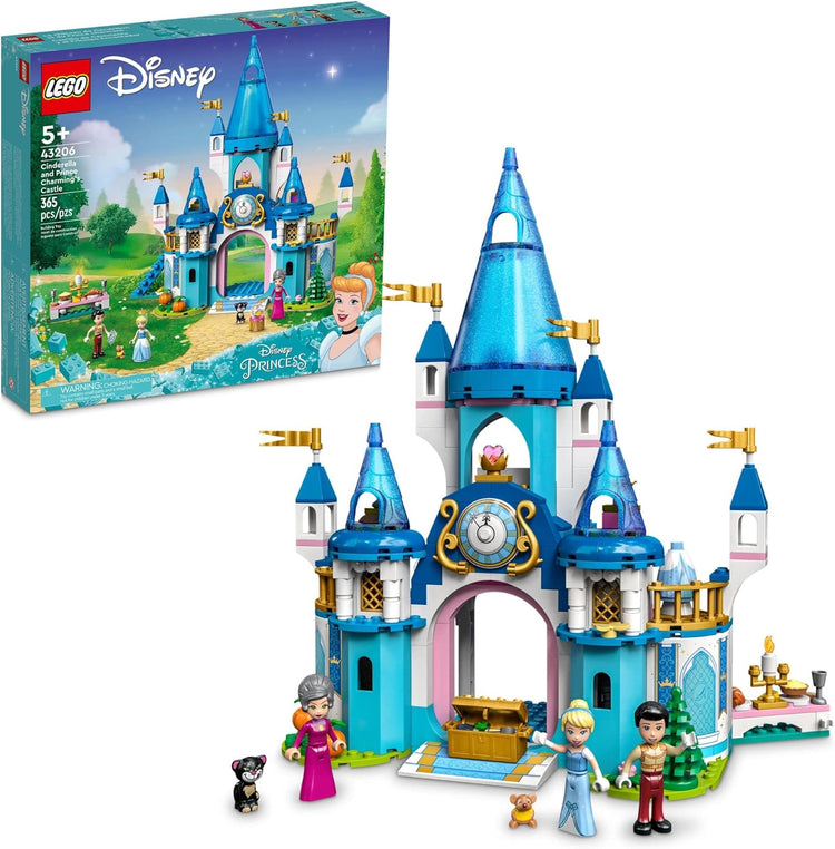 LEGO Disney Princess #43206 Cinderella and Prince Charming's Castle - Brand New!