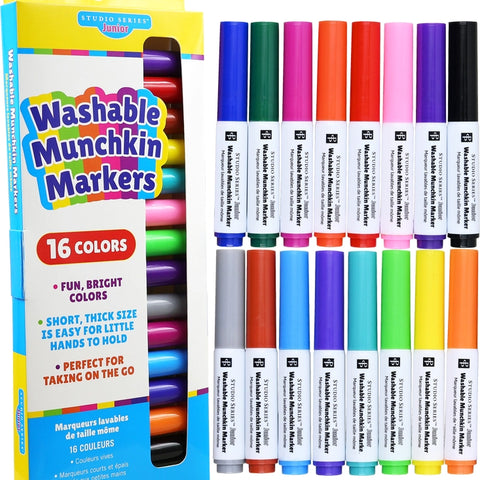 Peter Pauper Press Studio Series Jr. Washable Munchkin Markers #345103 - Brand New!