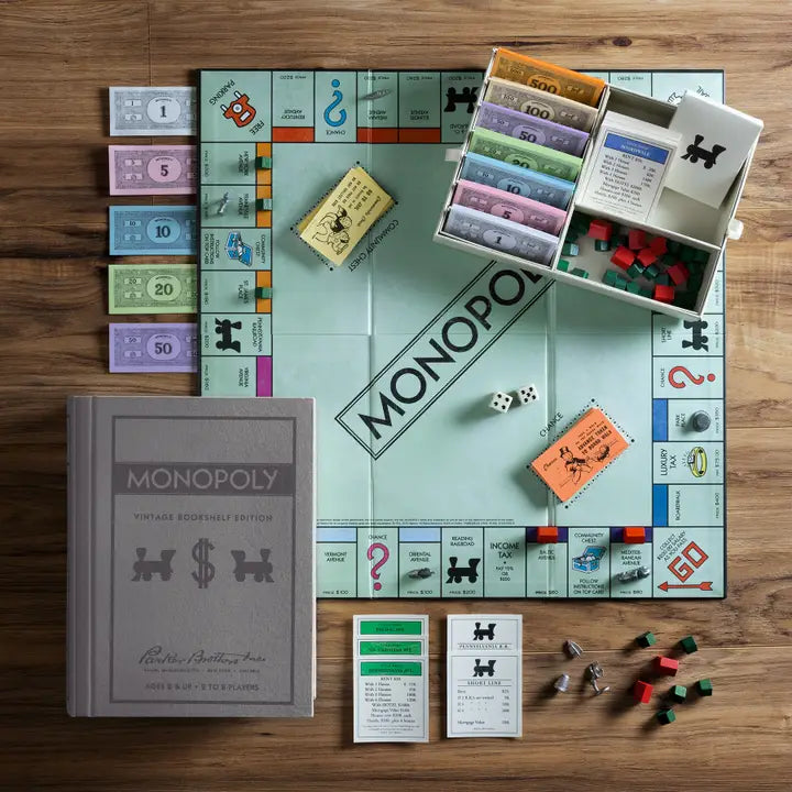 Monopoly Vintage Bookshelf Edition - Brand New!