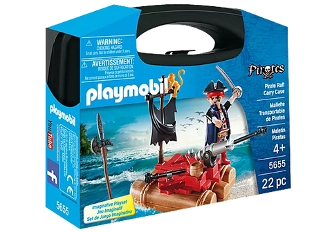 Playmobil #5655 Pirate Raft Carry Case - Brand New!