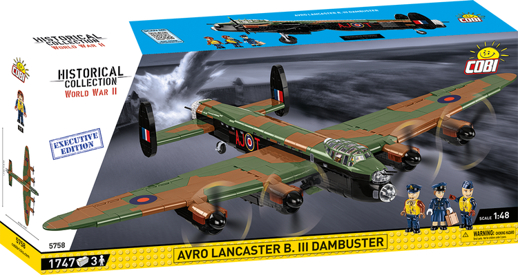 Cobi #5758 EXECUTIVE EDITION AVRO Lancaster B. III Dambuster - Brand New!