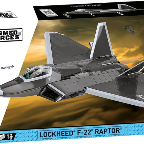 COBI TOYS #5855 Lockheed F-22 Raptor Fighter Jet NEW!