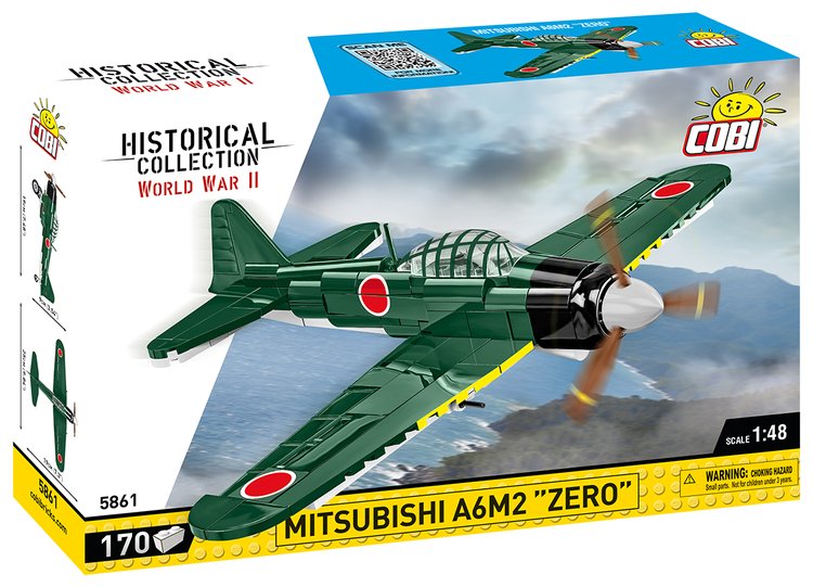 COBI TOYS #5861 Mitsubishi A6M2 "Zero" Plane NEW!